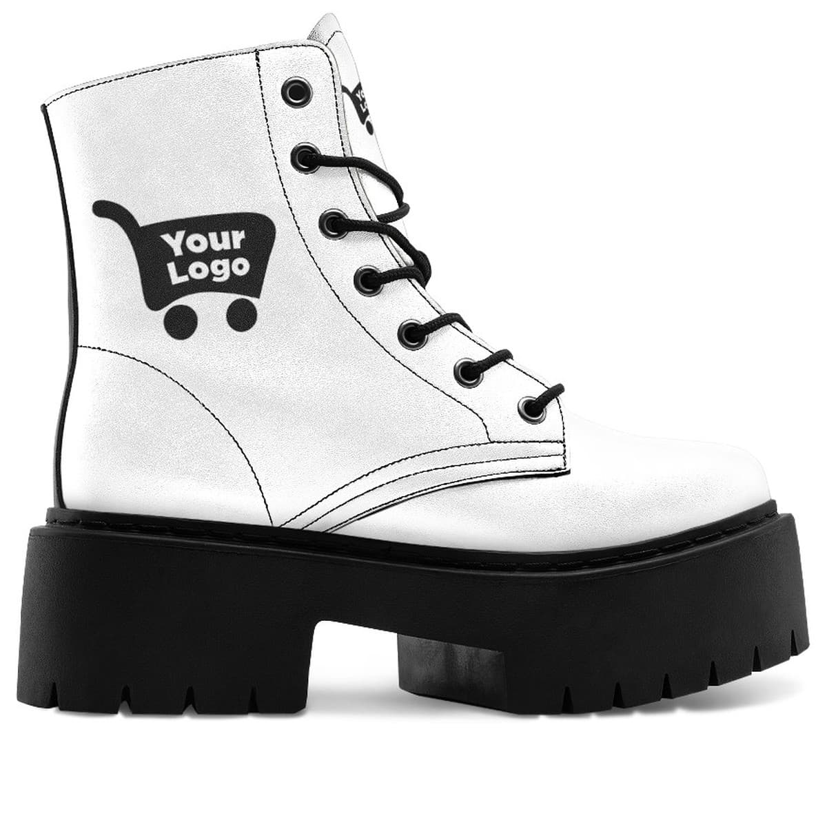 Custom print-on-demand chunky boots