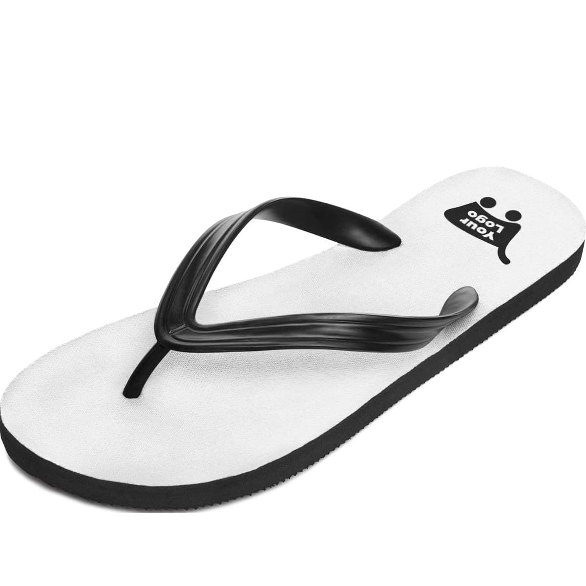 Custom print-on-demand flip flops