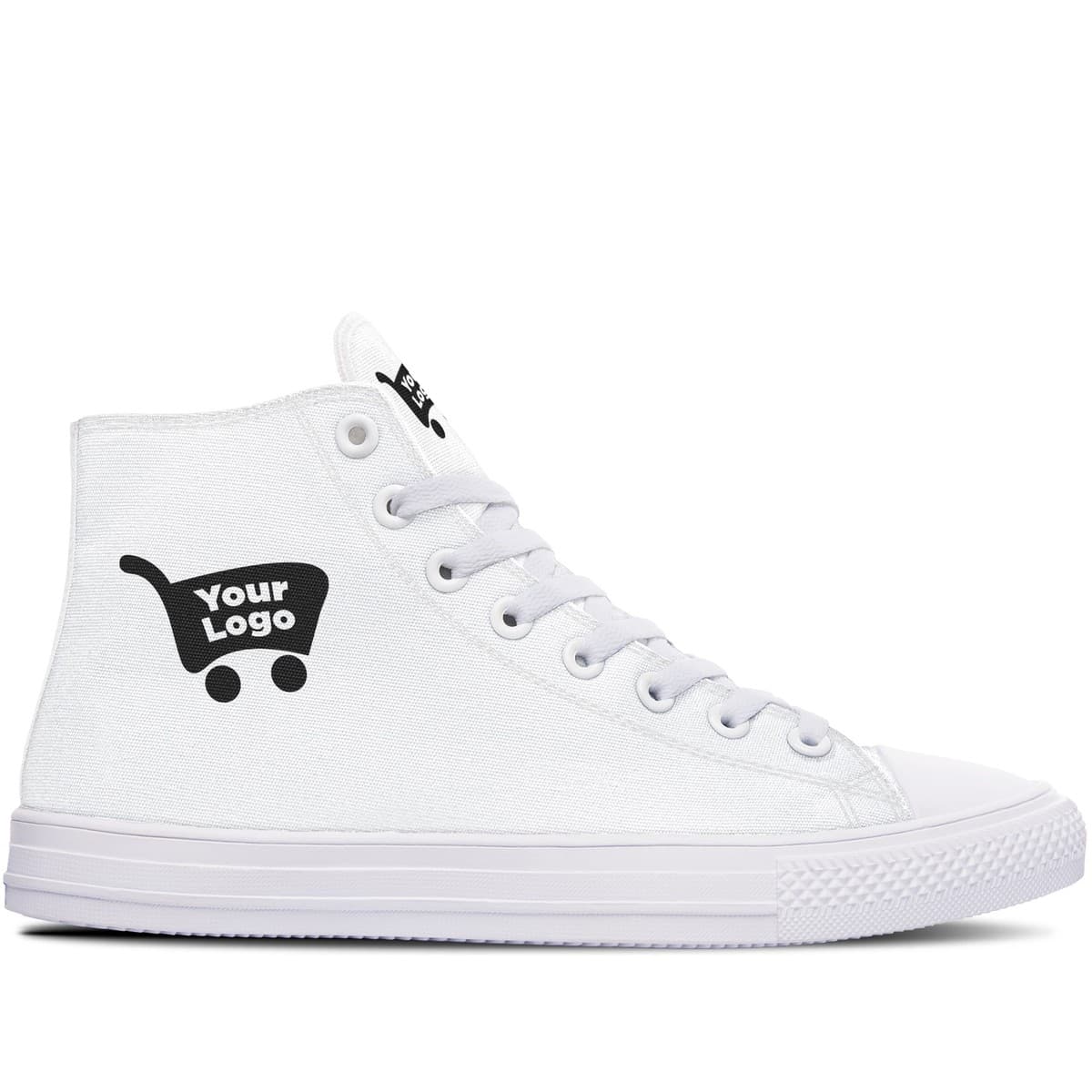 Custom print-on-demand high top sneakers