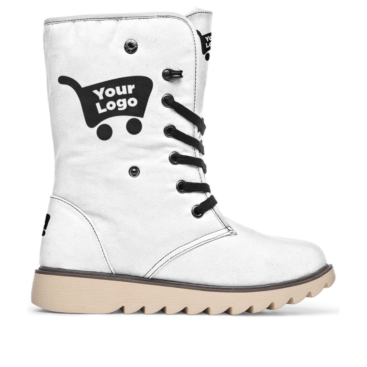 Custom print-on-demand polar boots