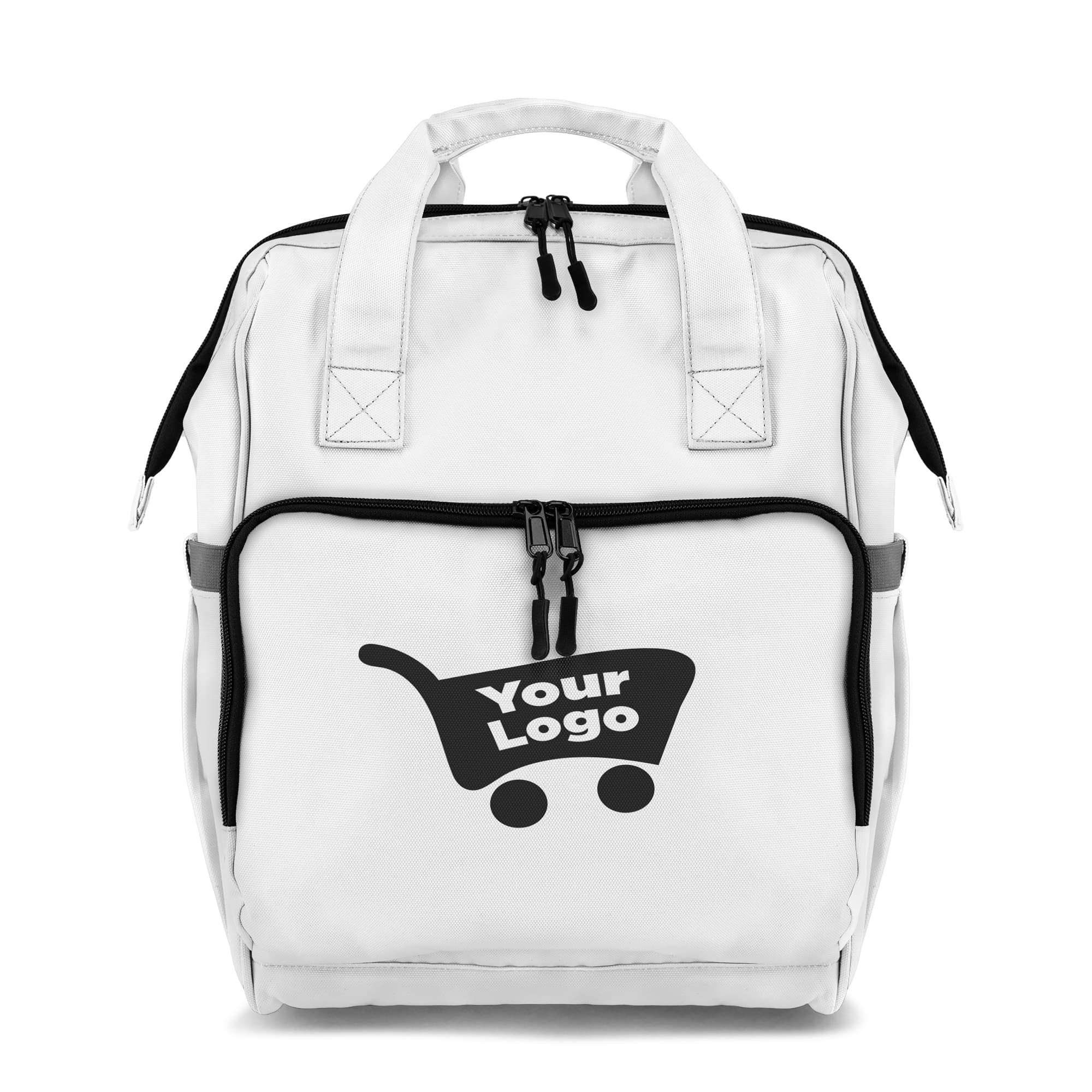 Custom print-on-demand backpack diaper bag