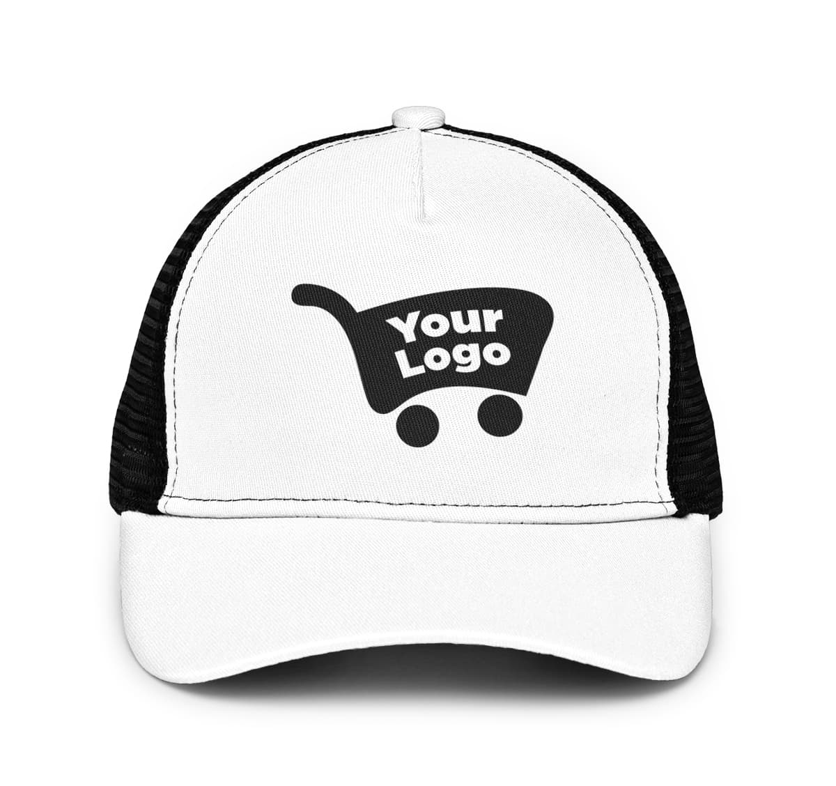 Custom print-on-demand mesh cap